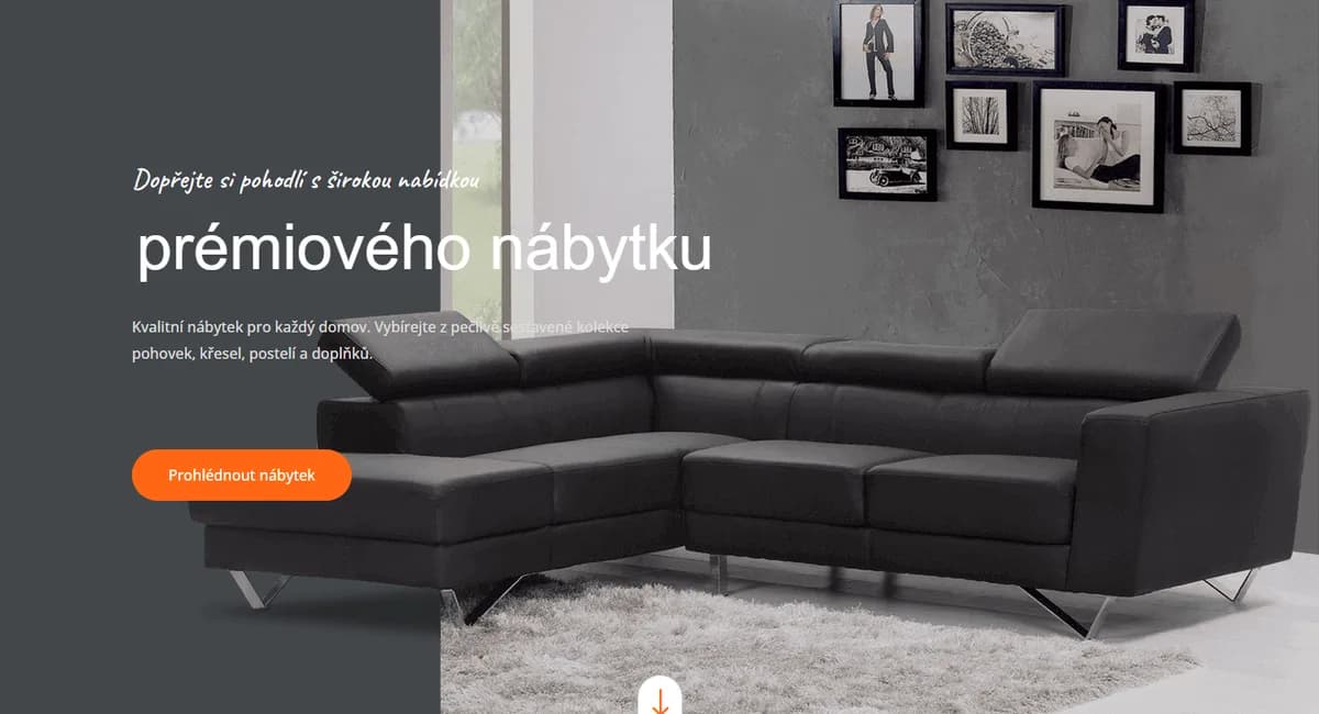 E-shop s nábytkem — Kolekce a doporučené produkty