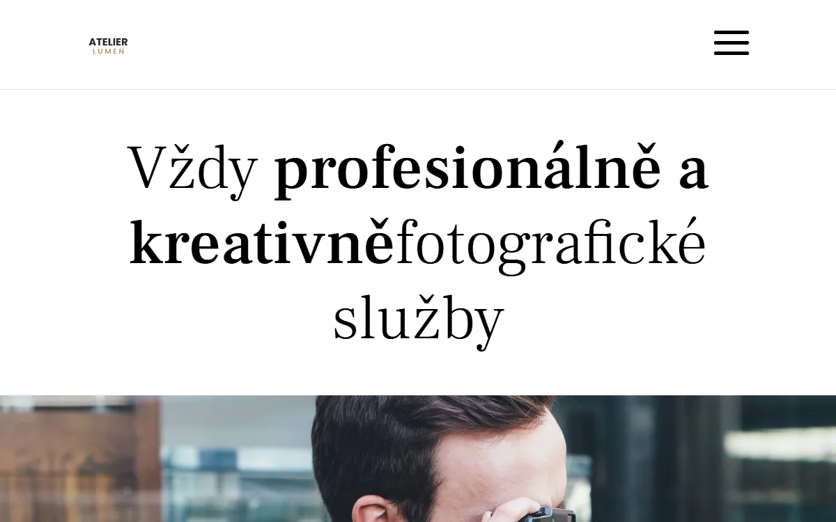 Web pro fotografa — Služby