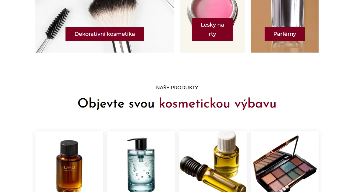 E-shop s kosmetikou — Akce a recenze