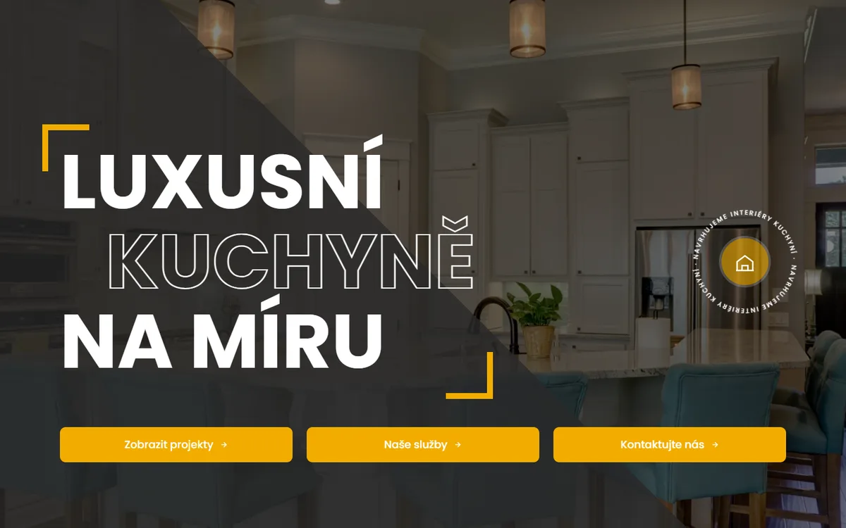 Web pro výrobce kuchyní — Popis spolupráce krok za krokem