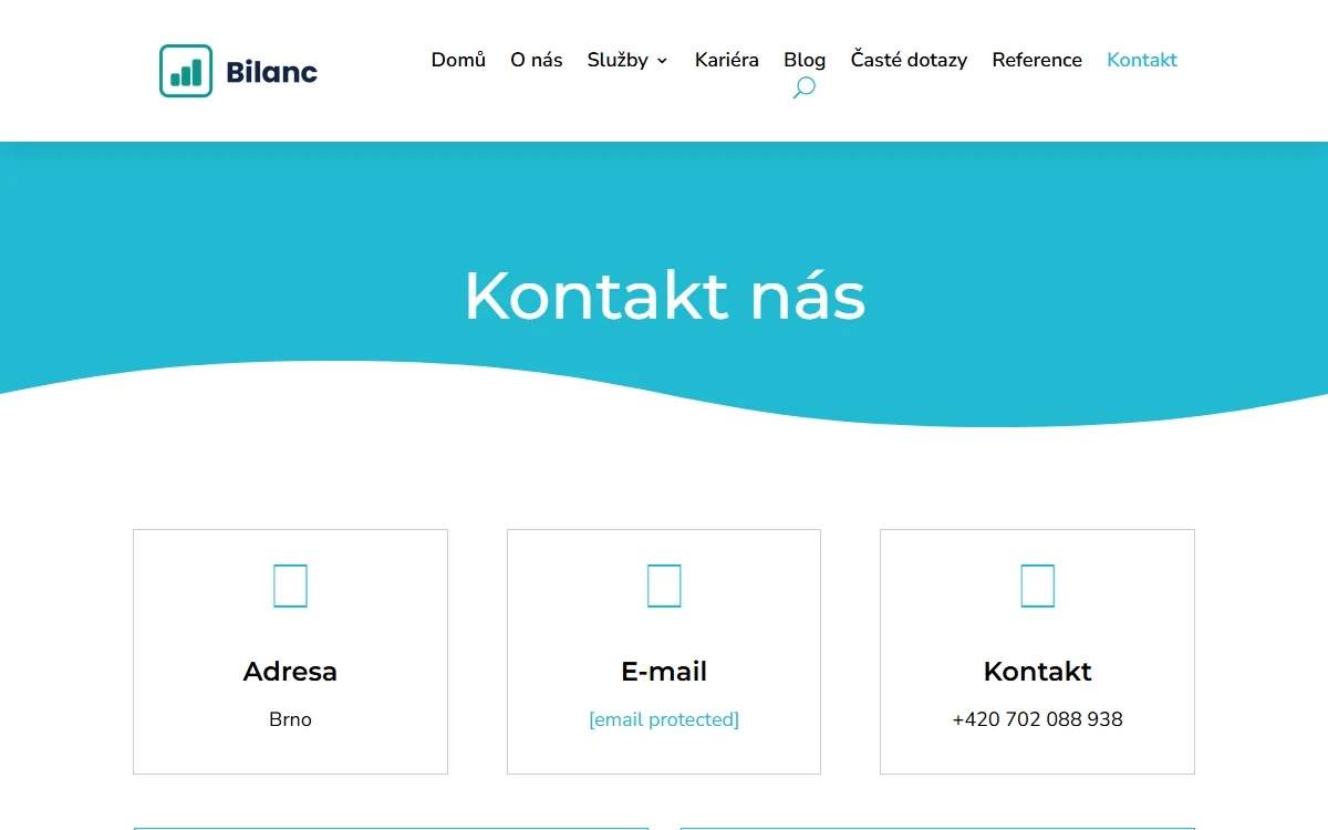 Web pro účetní — Kontakt
